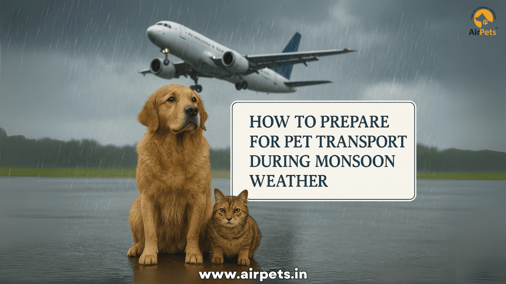 How to Prepare for Pet Transport During Monsoon Weather