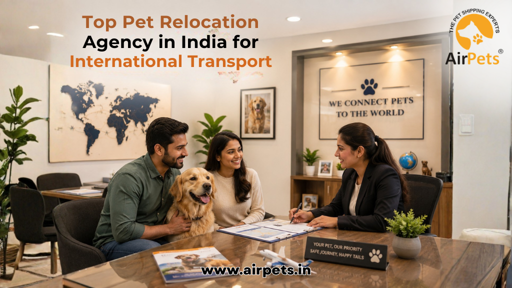 Top Pet Relocation Agency in India for International Transport