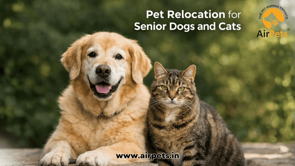 Pet Relocation for Senior Dogs and Cats