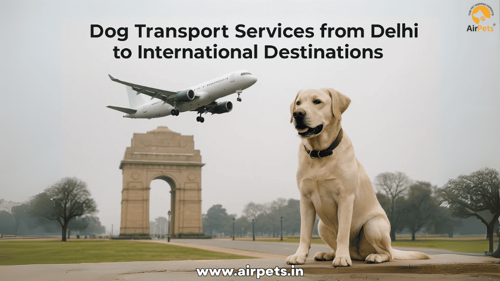 Dog Transport Services from Delhi to International Destinations